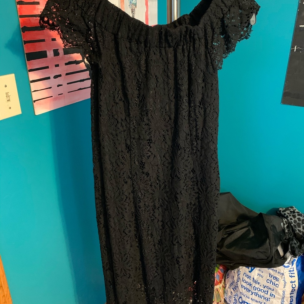 Nanette Lepore black lace dress. Size 2
